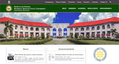 Desktop Screenshot of mmsu.edu.ph